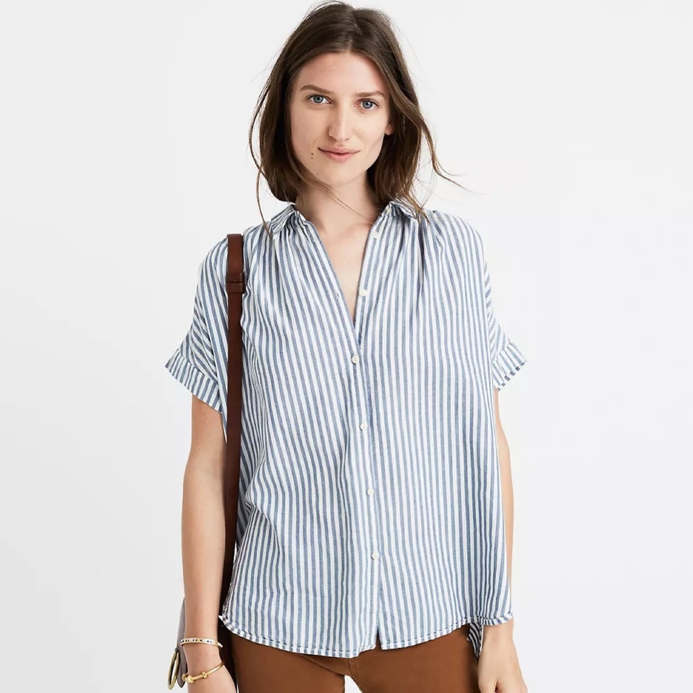 MUST GO! Madewell Central Shirt in Stripe
